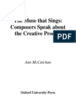 Ann McCutchan - The Muse That Sings - Composers Speak About The Creative Process (1999, Oxford University Press)