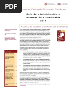 Guía de Administración e Información Examen B1 2016