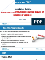 Le Système de Communication Sur Les Risques