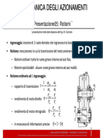 Meccanica Degli Azionamenti