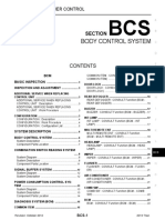 Body Control System: Section