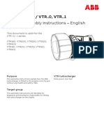 Original Assembly Instructions - English: Turbocharger / VTR..0, VTR..1