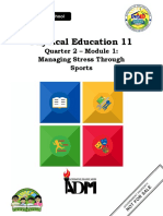 Pe11 q2 Mod1 Physical Education Managing Stress Through Sports