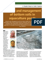 The Role and Management of Bottom Soils in Aquaculture Ponds
