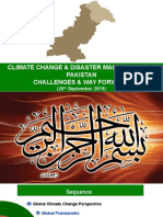 Climate Change & Disaster Management in Pakistan Challenges & Way Forward