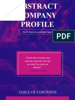 Company Profile: Here Is Where Your Presentation Begins