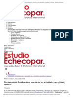 Reglamento de Fiscalización y Sanción de Las Actividades Energéticas y Mineras - Estudio Echecopar