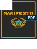 Manifesto da FRENTE NACIONALISTA 