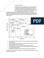 Petrología y Clasificación Litológica de Bloque Lut