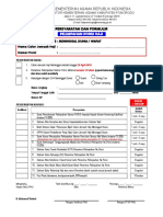 Formulir Pelimpahan Porsi Jemaah Wafat 1