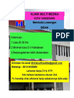 Loker Bidan Multi Medika