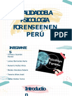 Realidad de La Psicologia Forense en en Perú 1