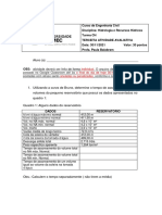 Terceira avaliação Hidrologia Rec. Híd CH 2 2021