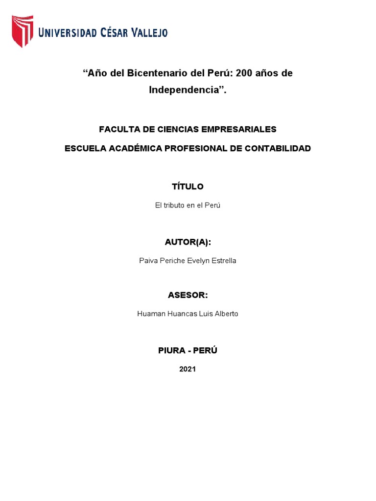 Tributacion Pdf Impuestos Gobierno
