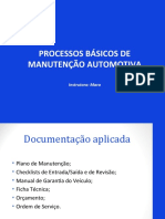 Processos Básicos de Manutenção Automotiva