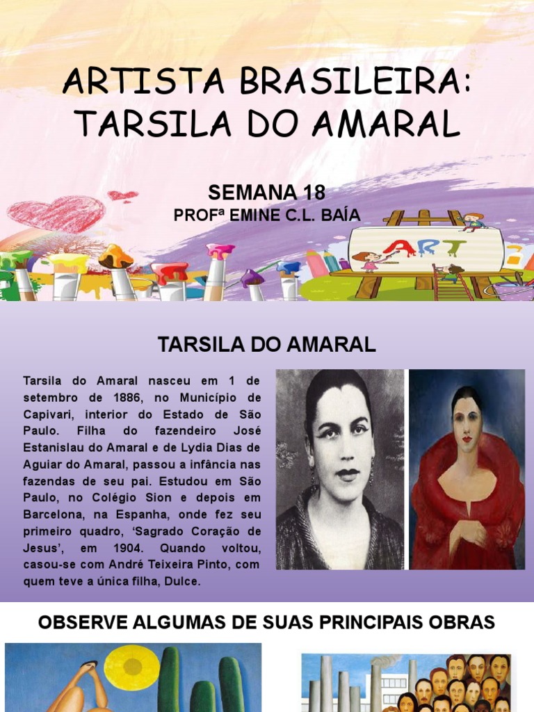 Arte - 3º Ano Tarsila Do Amaral | PDF