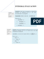 CALCULO INTEGRAL EVALUACION UNIDAD 1