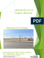 Subestación CFE Tecnológico Mexicali distribuye energía