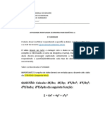 Atividade Pontuada ECO MAT 2 - 1 Unidade - 2021.1