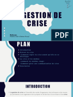 Gestion de Crise