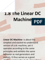 1.8 The Linear DC Machine