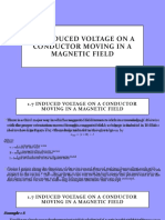 1.7 Induced Voltage On A Conductor Moving in A Magnetic Field