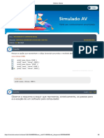 Simulado - PENSAMENTO COMPUTACIONAL