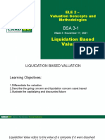 Chapter 3 Liquidation Value