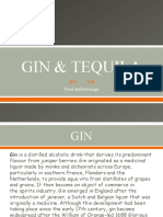 Gin & Tequila: Food and Beverage