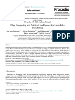 Edge Computing and Artificial Intelligence For Landslides Monitoring