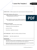 Siop Lesson Plan Template 2: Standards