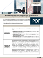 Nuevas Disposiciones Sobre Inmovilización Social Obligatoria - Implicancias Laborales y Migratorias 15.11.21