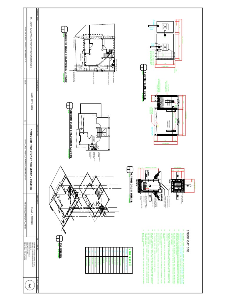 Residential Plumbing Layout Plan | PDF | Plumbing | Storm Drain
