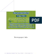 Newspaper Ads: Amazing Content For Your Sites - Click Here