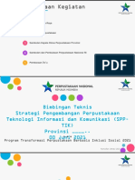 Sesi 1 Pembukaan Dan Penyampaian Tujuan-Bimtek SPP-TIK