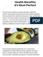 Avocado Health Benefits