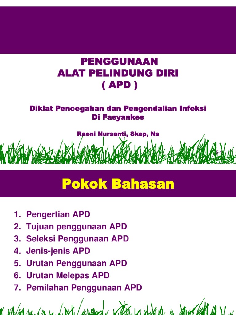 Penggunaan APD | PDF