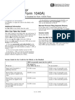 Instructions For Schedule 3 (Form 1040A)