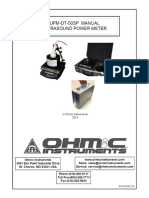 Medidor de Potência de Ultrassom Manual Upm-Dt-50sp