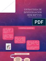 Estrategia de Investigacion Descriptiva