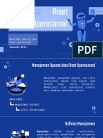 Manajemen Operasi Dan Riset Operasional