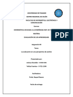 La Evaluacion en Una Perspectiva de Cambio