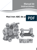 VTech Manual de Instrucciones Maxi Tren ABC de Paseo 547822