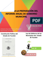 Guía para La Preparación de Un Informe Anual Del Gobierno Municipal.