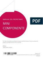 Manual Minicomponente LG