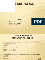 Asam Basa Teori dan Perhitungan pH