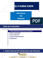 SAP S/4 HANA EWM Estructura Almacén