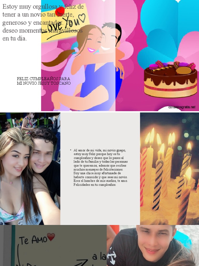 Feliz Cumpleaños para Mi Novio Jessy Toscano | PDF | Cocina, comidas y vino  | Religión y espiritualidad, image size:768x1024
