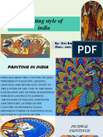 Different painting style of India