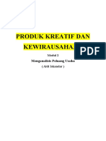 PKK Modul 2 Menganalisis Peluang Usaha